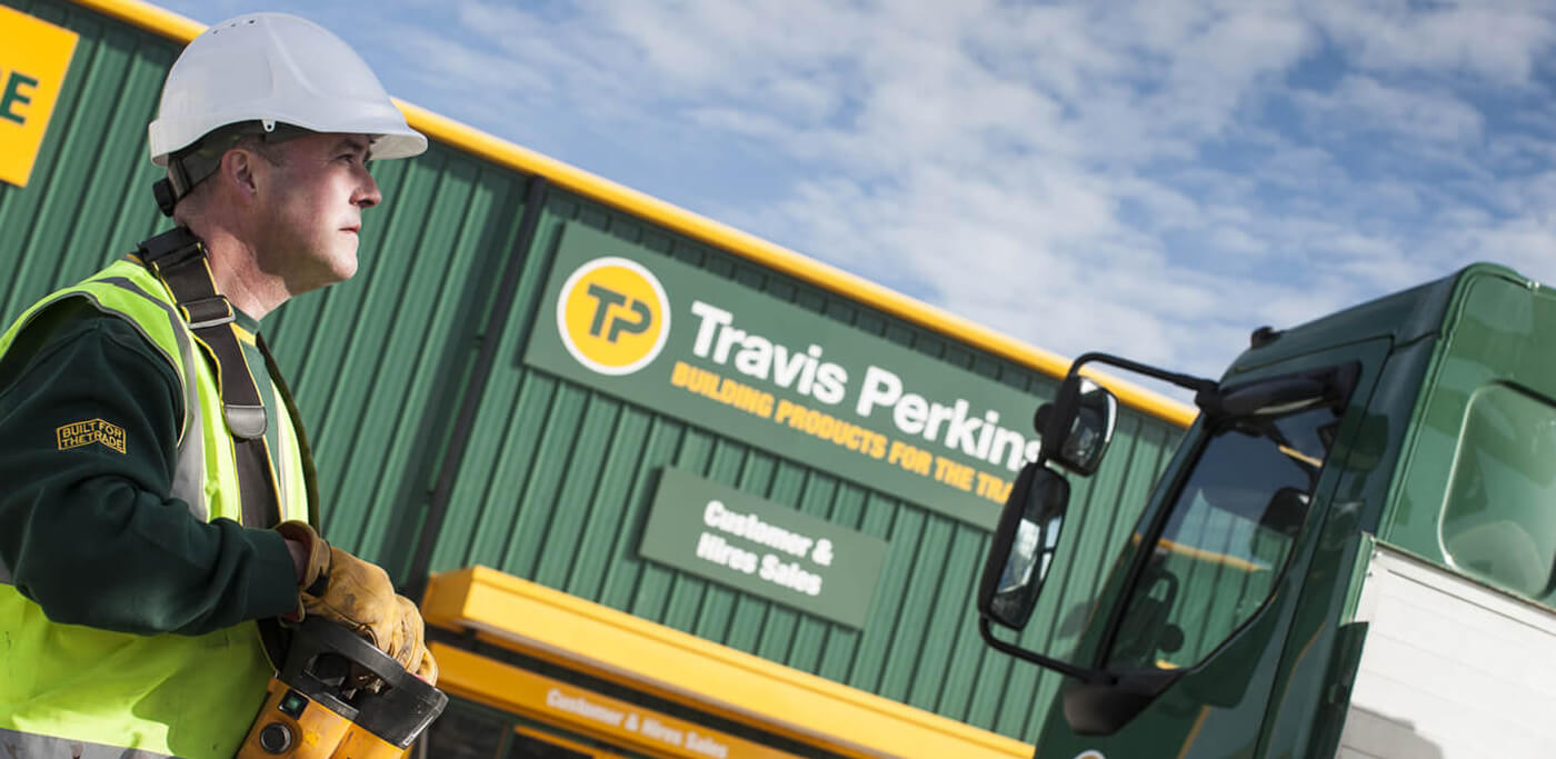 Travis Perkins buiding yard