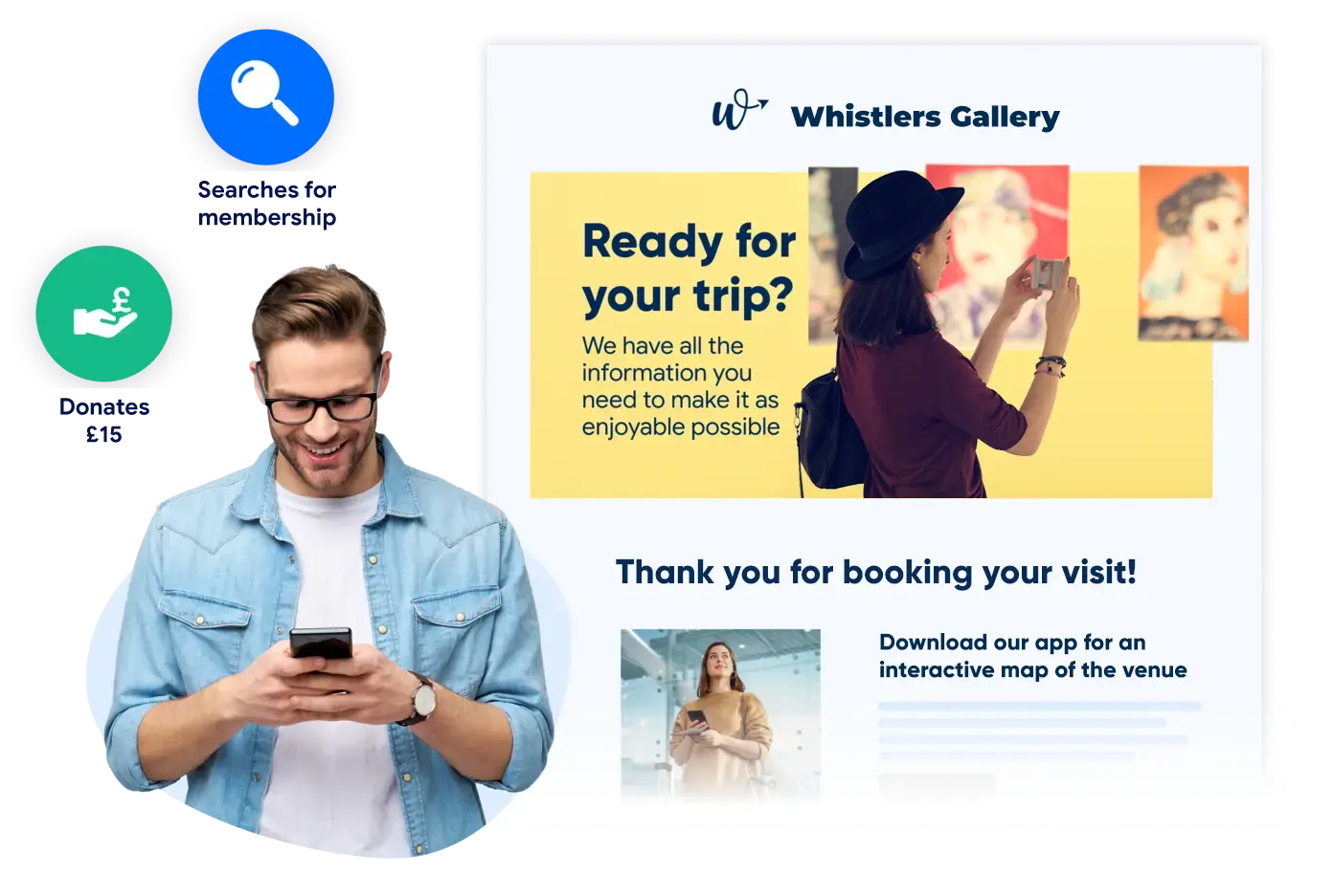 Send out booking confirmations to your visitors